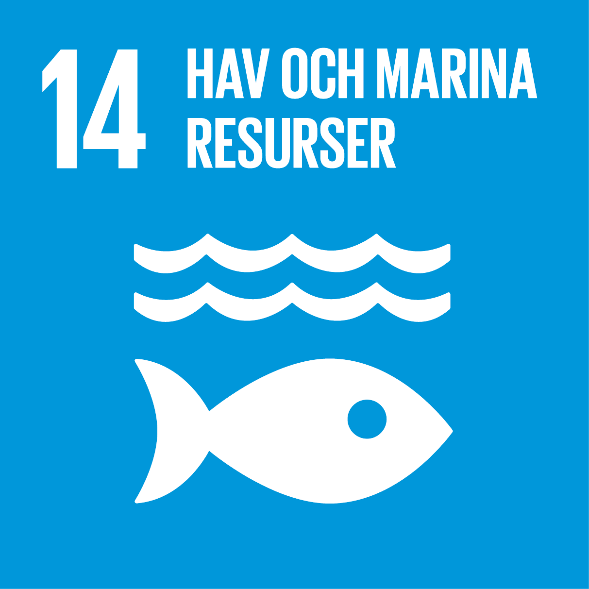 Hav och marina resurser, de globala målen nummer 14.